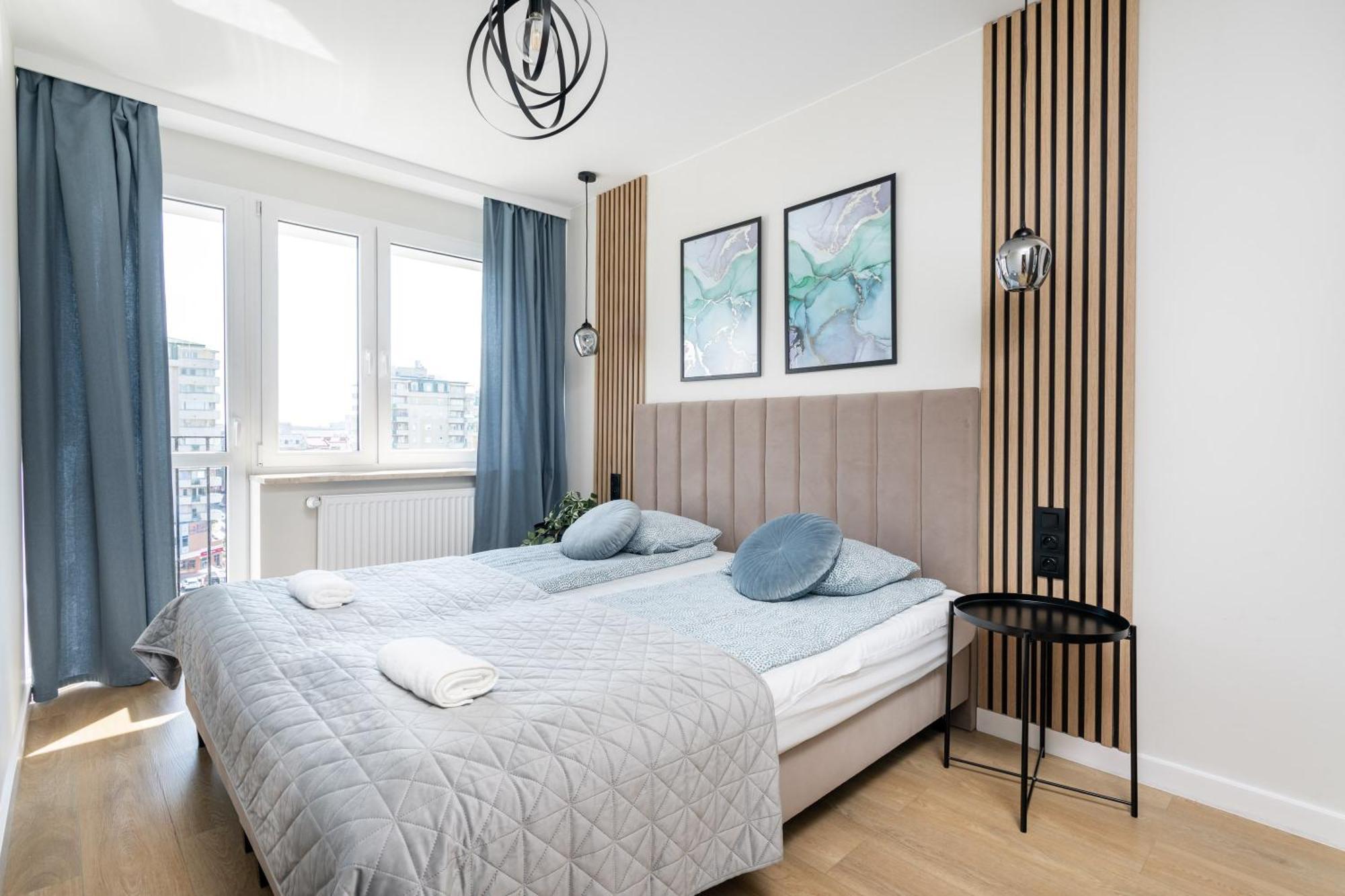 Blue Matcha Premium Apartment Okopowa Warschau Exterior foto