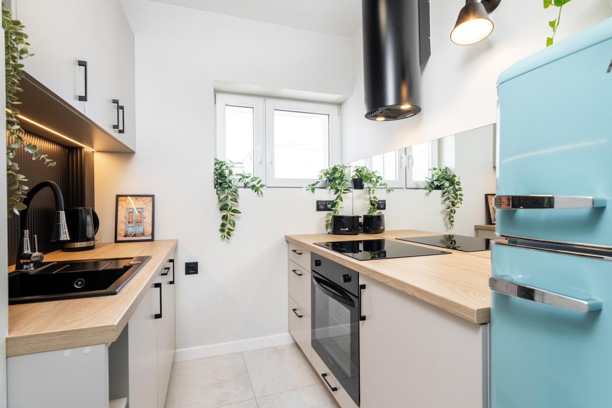 Blue Matcha Premium Apartment Okopowa Warschau Exterior foto